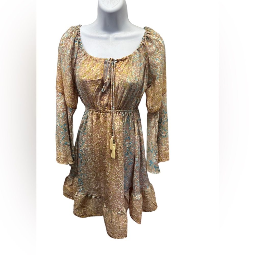 NWT.  Boho Style dress or Tunic.  S/M. 12921. BL/RD14